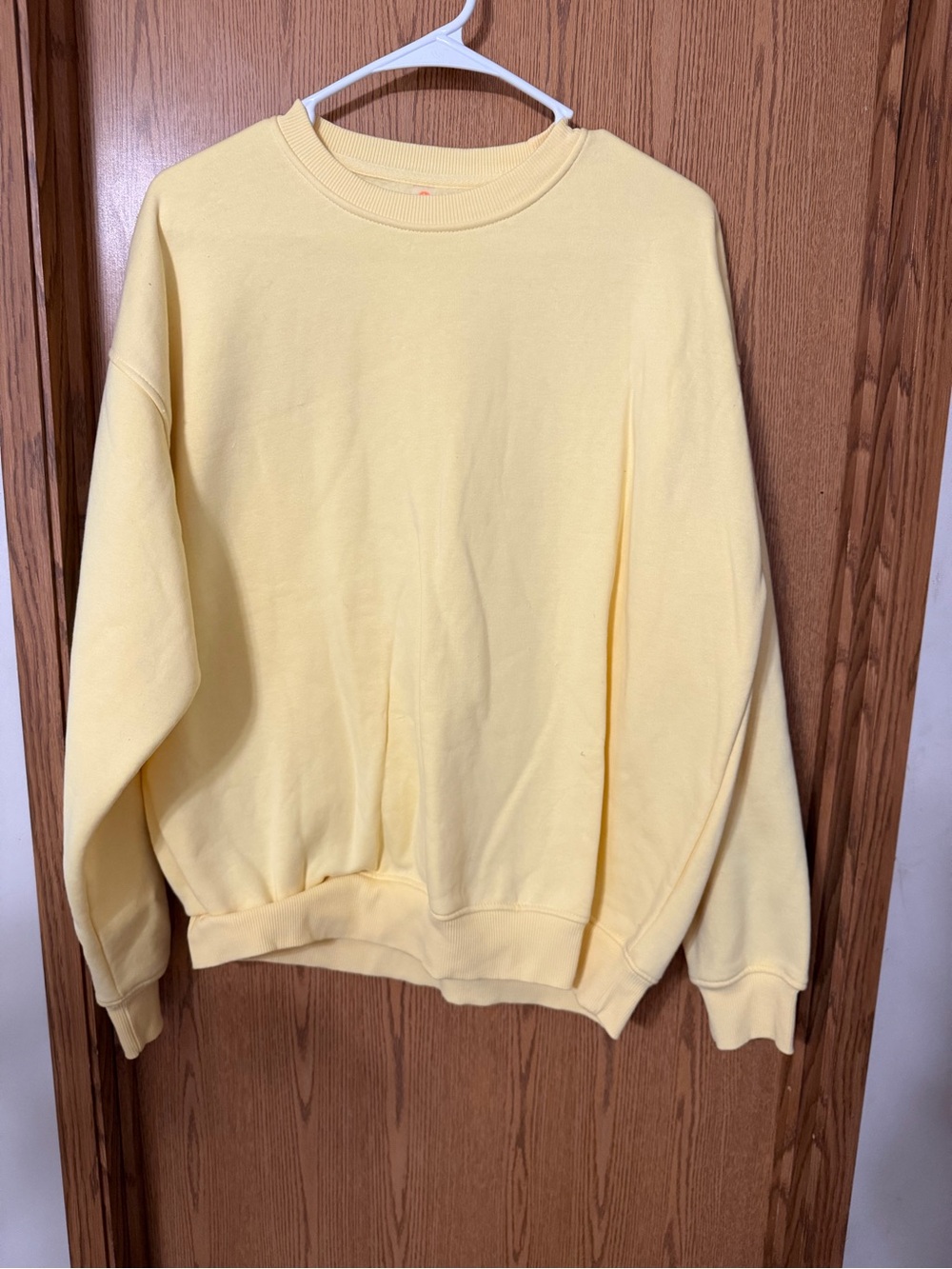 Mono B Yellow Crewneck Sweatshirt oversized cozy fit - Women